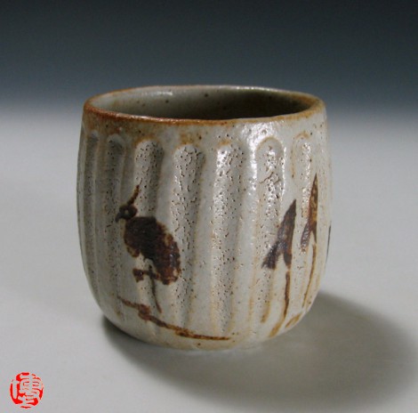 Shinogi Green Tea Cup by Sawada Hiroyuki: click to enlarge