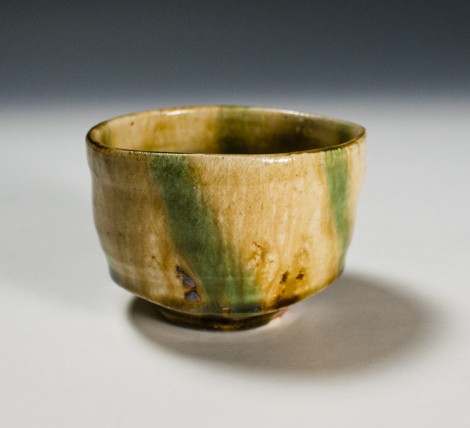 Ki Seto Tea Ceremony Bowl by Ikai Yūichi: click to enlarge