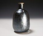 Ginshō Tenmoku Saké Flask by Kamada Kōji
