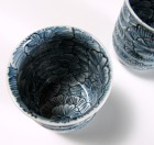 Peony Green Tea Cup Set by Murata Tetsu